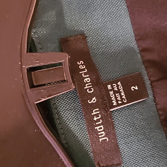 Judith and Charles green work sheath dress - sz 2 - Picture 4 of 9